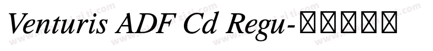 Venturis ADF Cd Regu字体转换